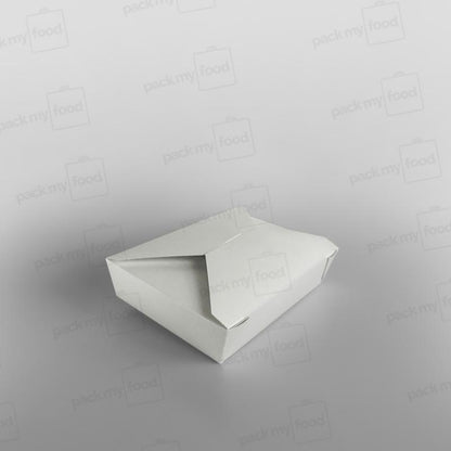 Compostable Leakproof Container, White
