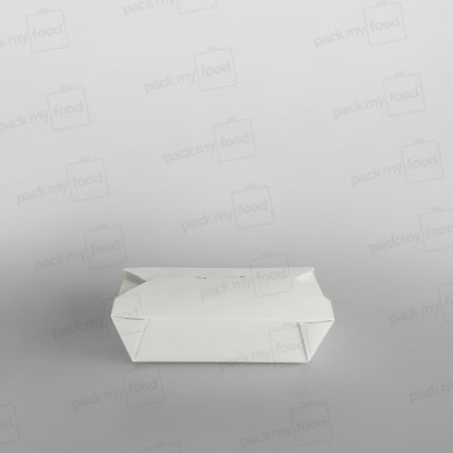 Compostable Leakproof Container, White