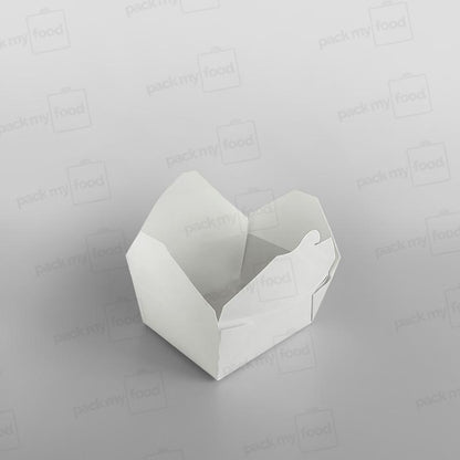 Compostable Leakproof Container, White