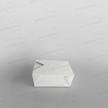 Compostable Leakproof Container, White