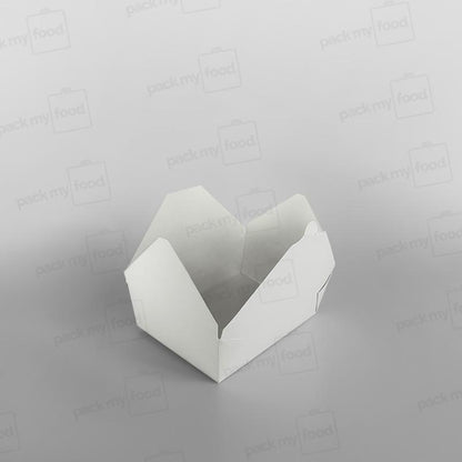 Compostable Leakproof Container, White