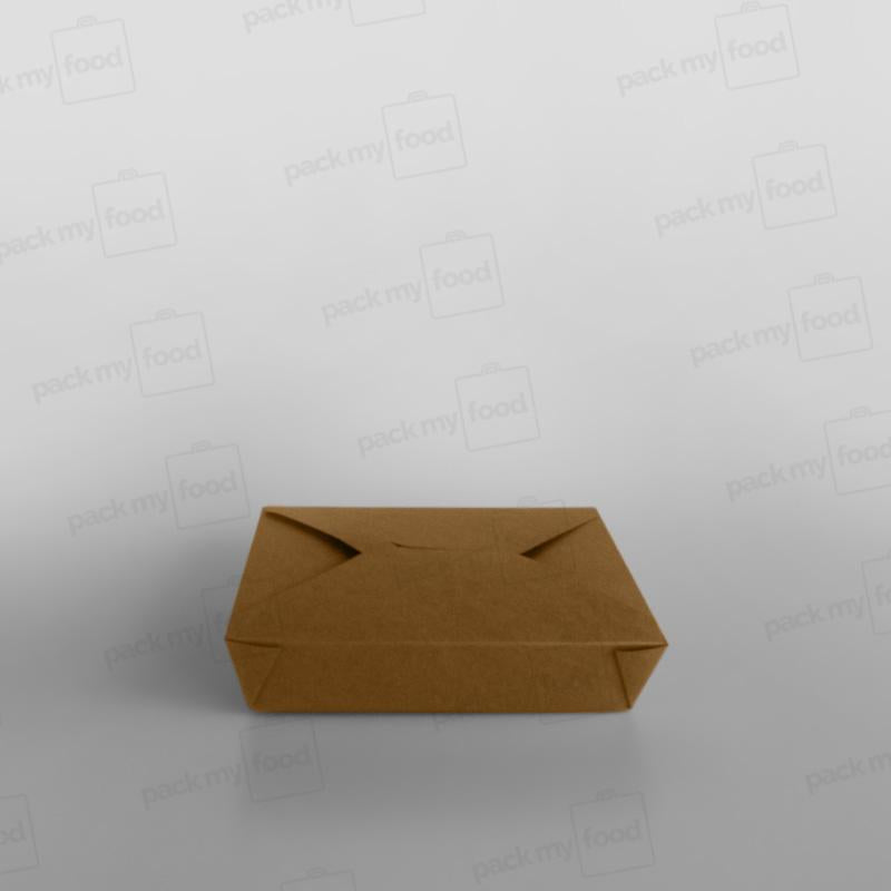 Compostable Leakproof Container, Brown