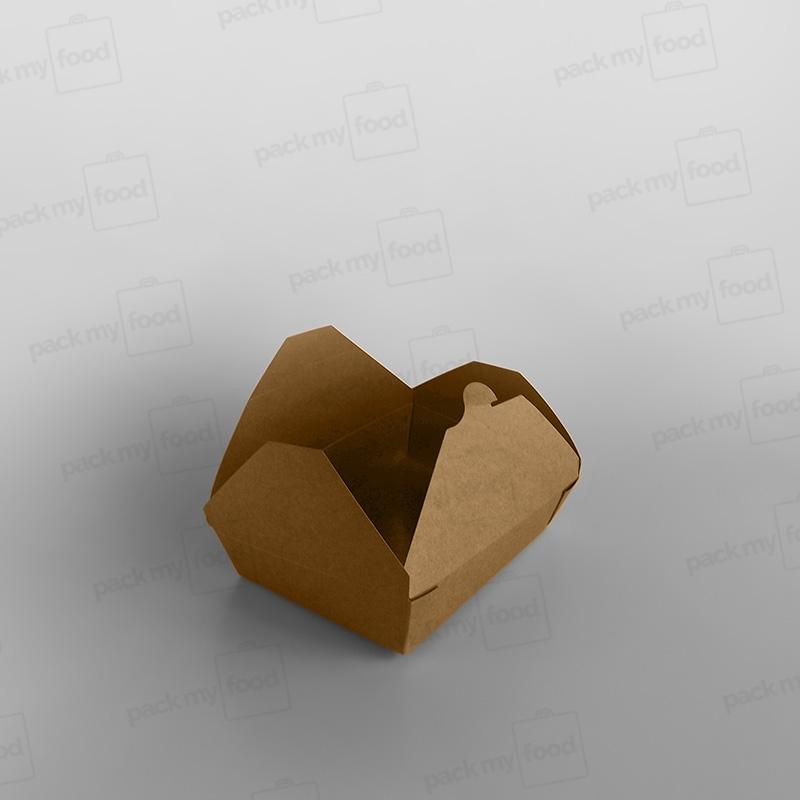 Compostable Leakproof Container, Brown