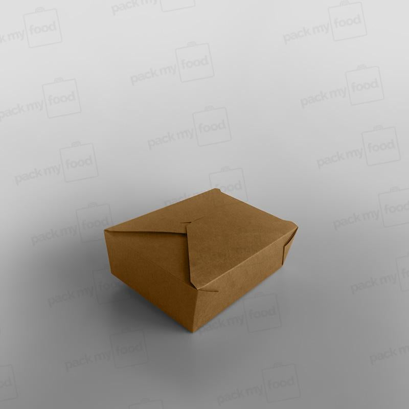 Compostable Leakproof Container, Brown