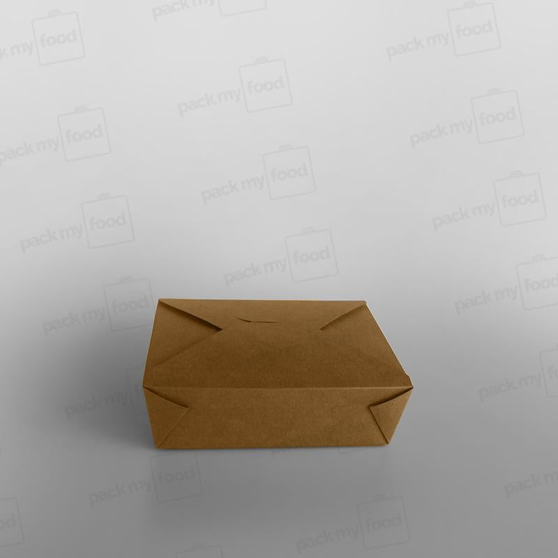 Compostable Leakproof Container, Brown