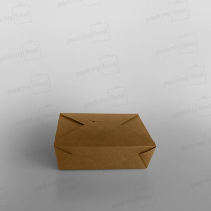 Compostable Leakproof Container, Brown