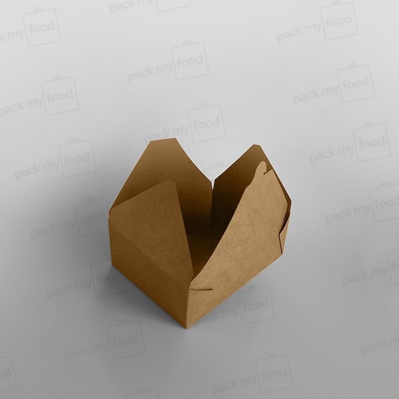Compostable Leakproof Container, Brown