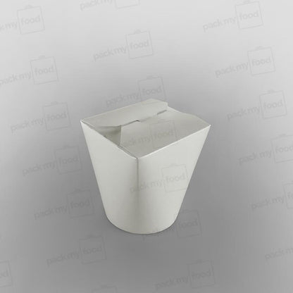 Leakproof White Noodle Box - 26oz