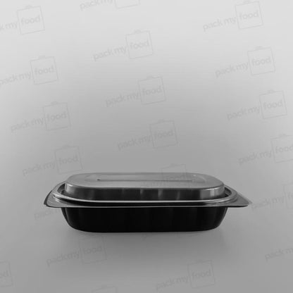 Somoplast Black Microwavable Container - 750cc