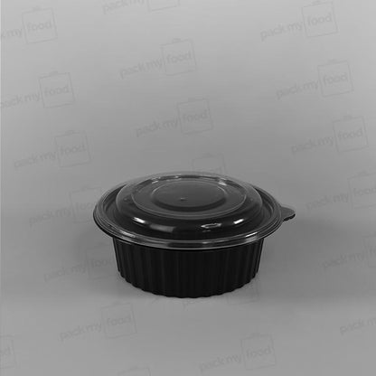 Somoplast Black Microwavable Bowl