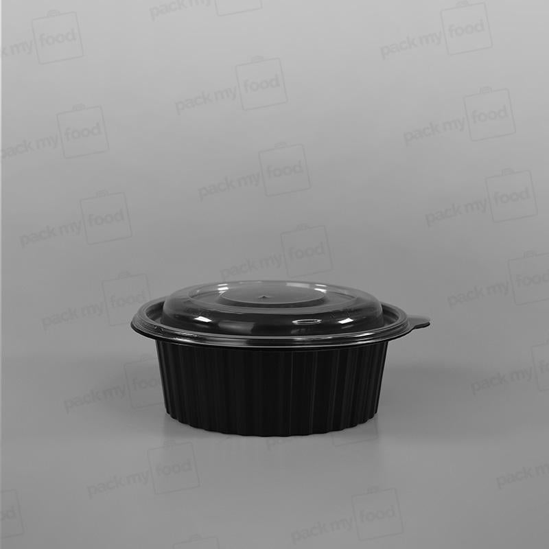 Somoplast Black Microwavable Bowl