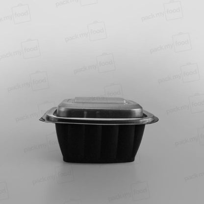Somoplast Small Black Microwavable Take Away Container