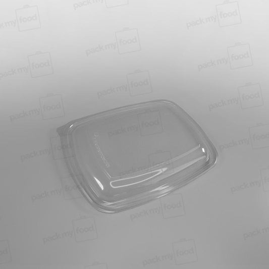 Microwavable Lid For Somoplast Premium Black Rectangular Microwavable Container - 750/900cc