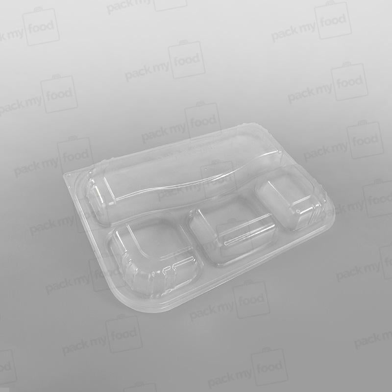 4 Compartment Microwavable Lid For Code MC63