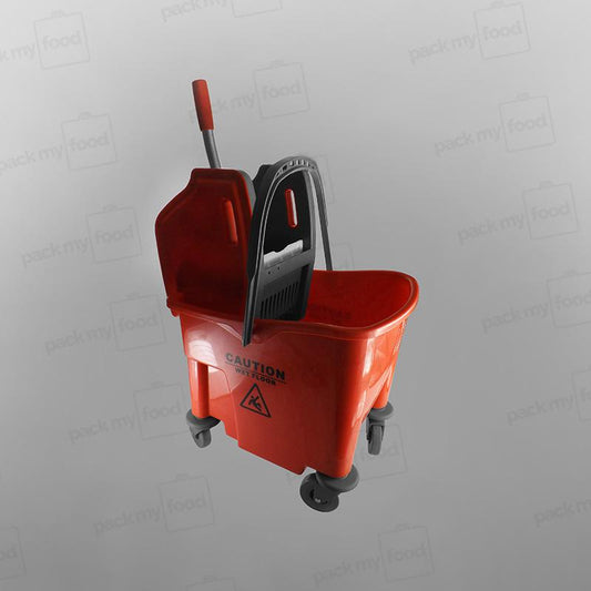 Bucket & Ringer Mopping Combo - Red