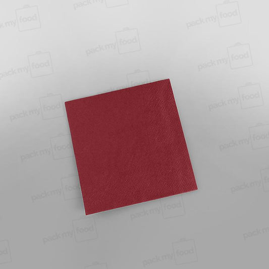 Poppies Napkin Bordeaux 2 Ply