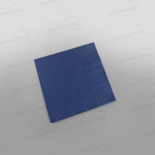 Poppies Napkin Navy Blue 2 Ply