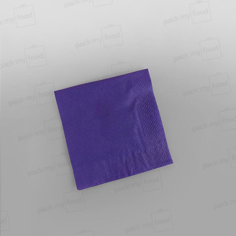 Poppies Napkin Purple 2 Ply