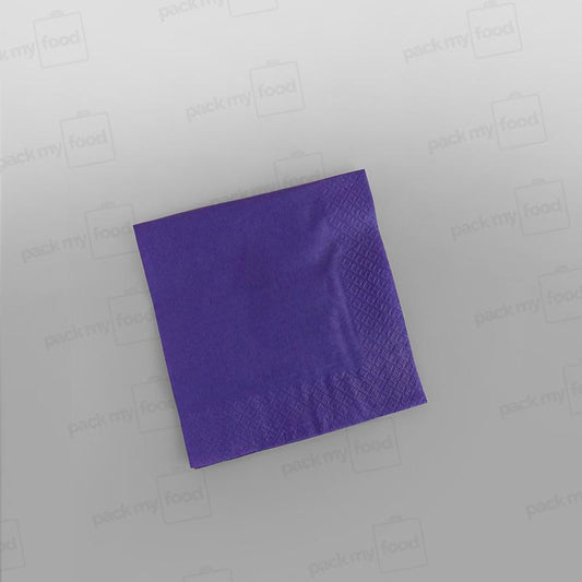 Poppies Napkin Purple 2 Ply