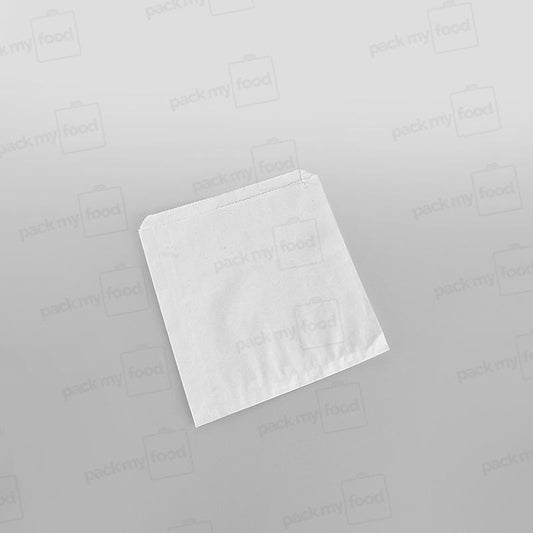 White Sulphite Paper Bag Strung