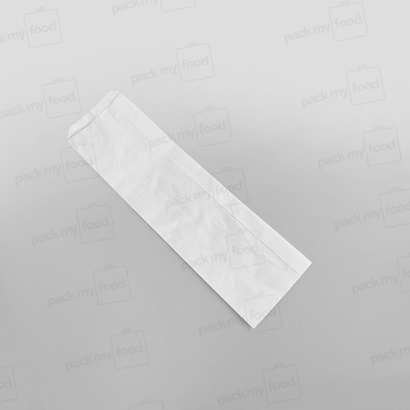 White Greaseproof Paper Bag Strung [Baguette]