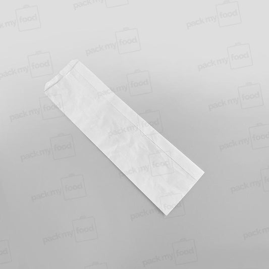 White Greaseproof Paper Bag Strung [Baguette]