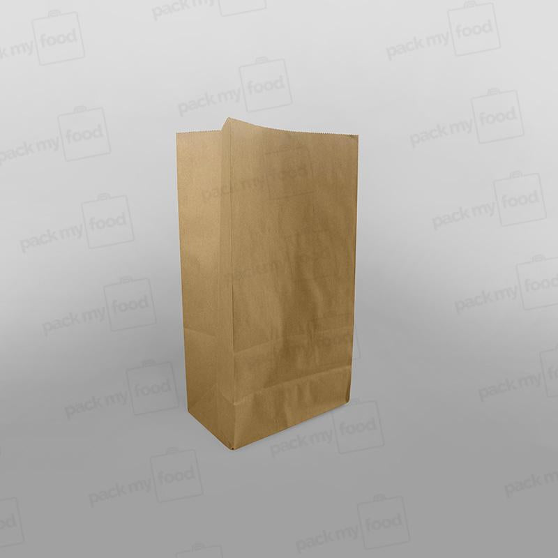 Brown Paper Grab Bag/ Take Away Bag, No Handles