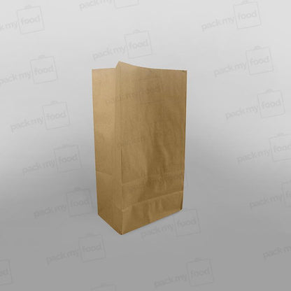 Brown Paper Grab Bag/ Take Away Bag, No Handles