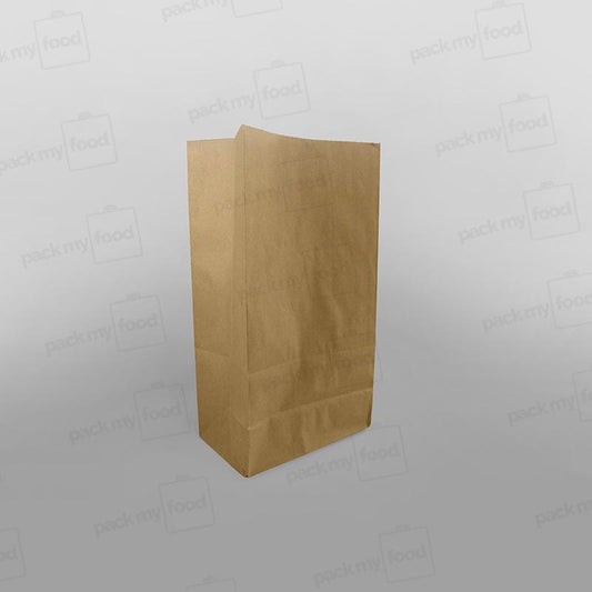 Brown Paper Grab Bag/ Take Away Bag, No Handles