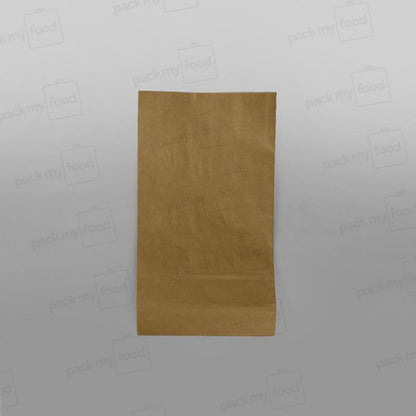 Brown Paper Grab Bag/ Take Away Bag, No Handles