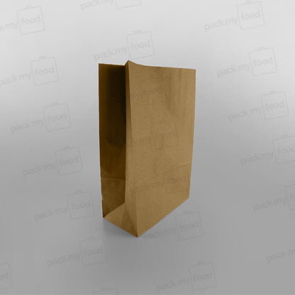 Brown Paper Grab Bag/ Take Away Bag, No Handles