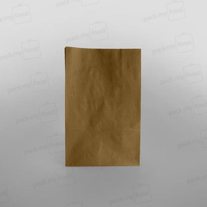 Brown Paper Grab Bag/ Take Away Bag, No Handles