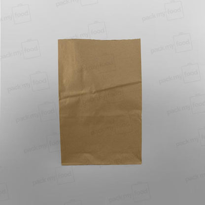 Brown Paper Grab Bag/ Take Away Bag, No Handles