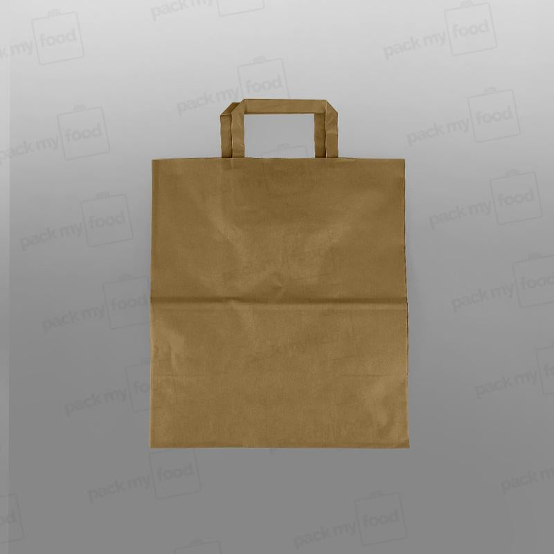 Brown Paper Carrier Bag Extra Wide