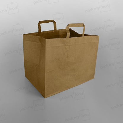 Brown Paper Carrier Bag Extra Wide