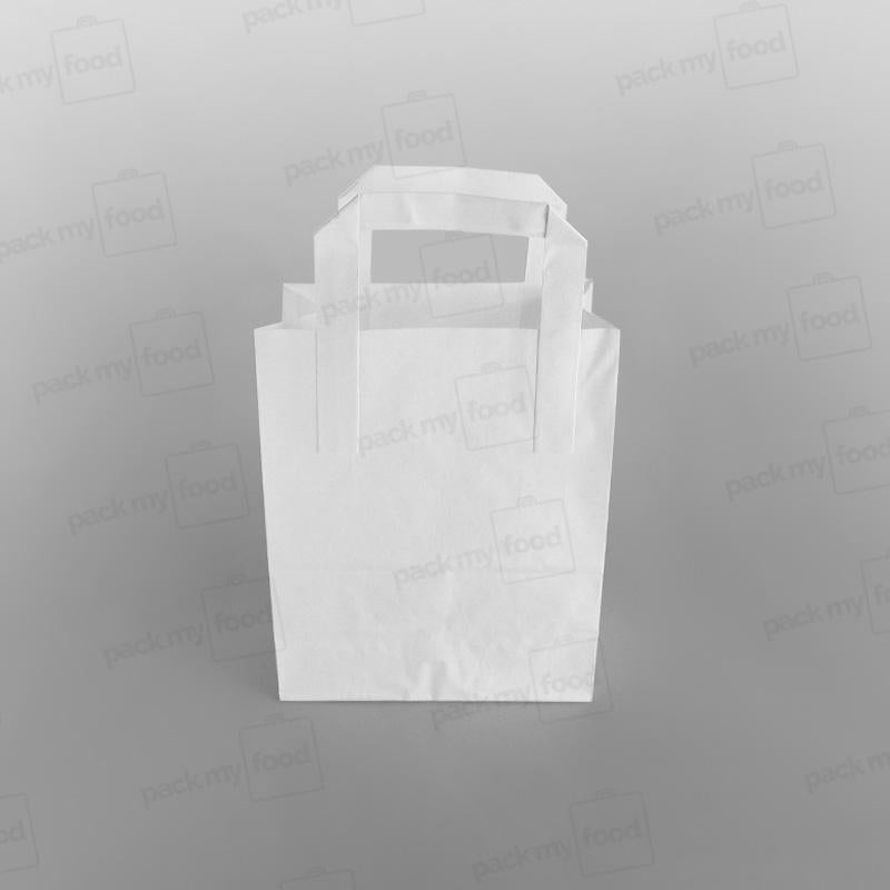 White Paper Carrier Bag