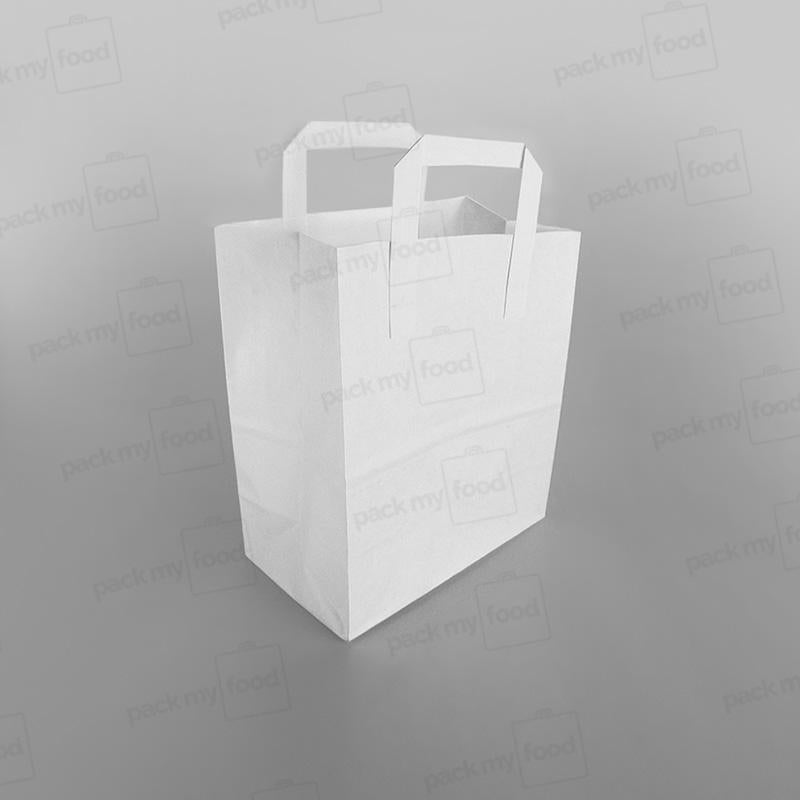 White Paper Carrier Bag