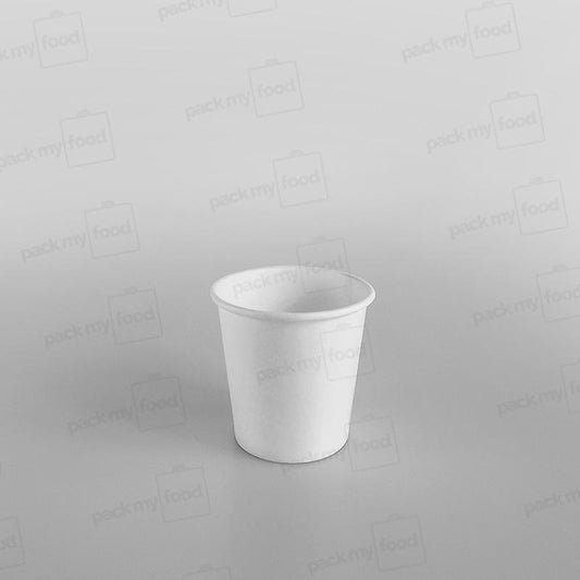 Somoplast Single Wall White Paper Cup Hot