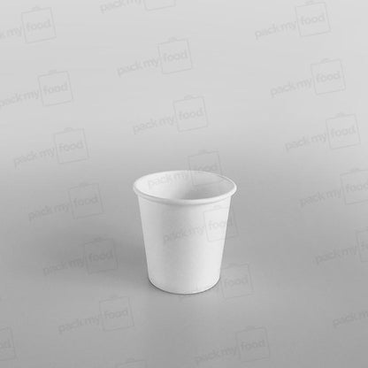 Hippo White Single Wall Paper Cup