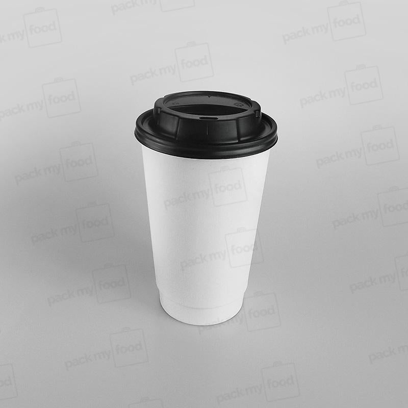 Go-Pak White Paper Cup Hot - Double Wall