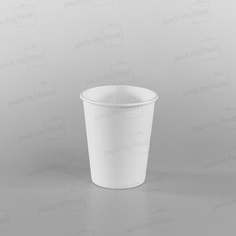 Single Wall White Paper Coffee Cup