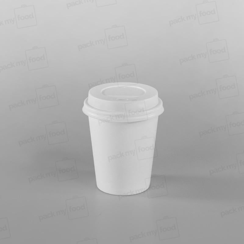Single Wall White Paper Coffee Cup