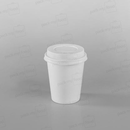 Single Wall White Paper Coffee Cup