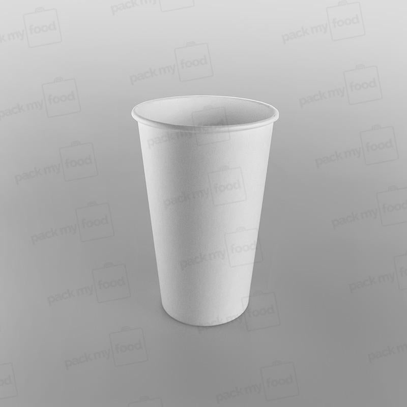 Single Wall White Paper Coffee Cup