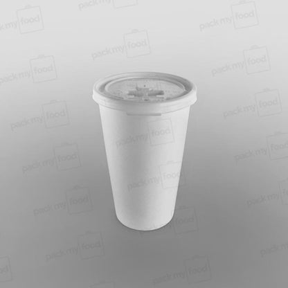 Single Wall White Paper Coffee Cup