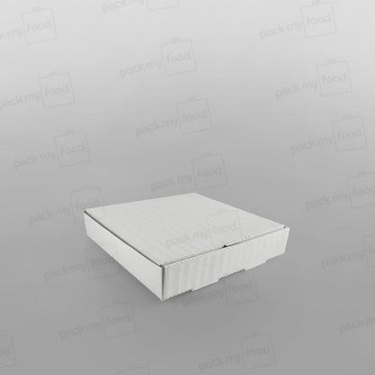 Pizza Box White Plain, Square