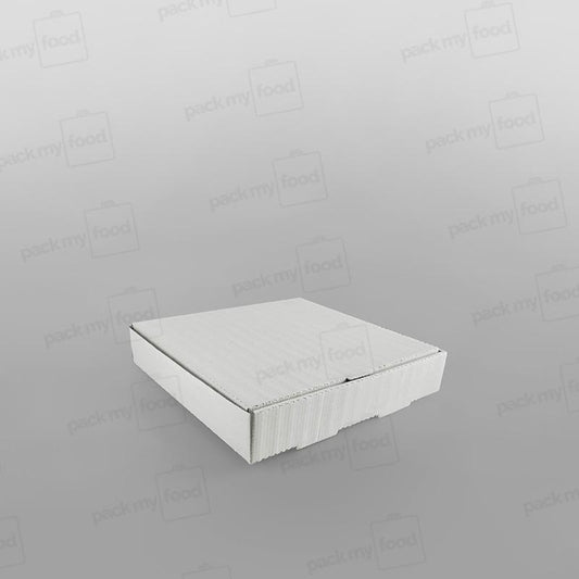 Pizza Box White Plain, Square