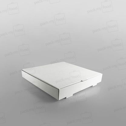 Pizza Box White Plain, Square