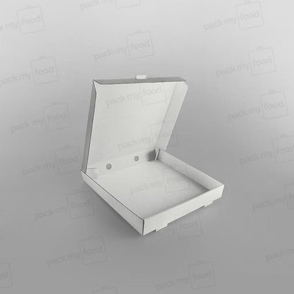 Pizza Box White Plain, Square