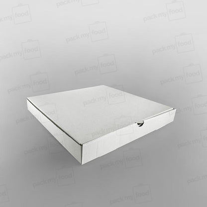 Pizza Box White Plain, Square